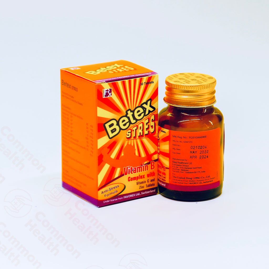 Betex Stress (30 tablets) Common Health Myanmar