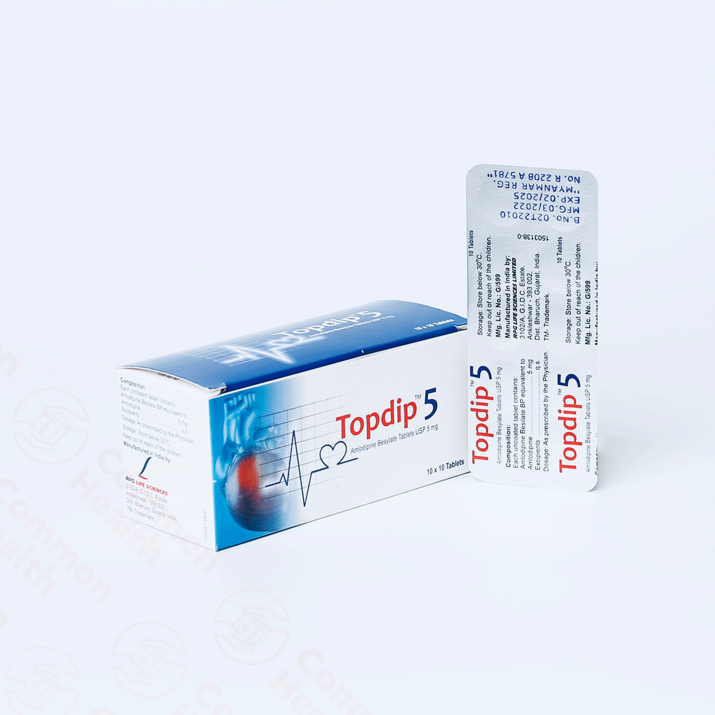 Topdip 5 (10 tablets) Common Health Myanmar