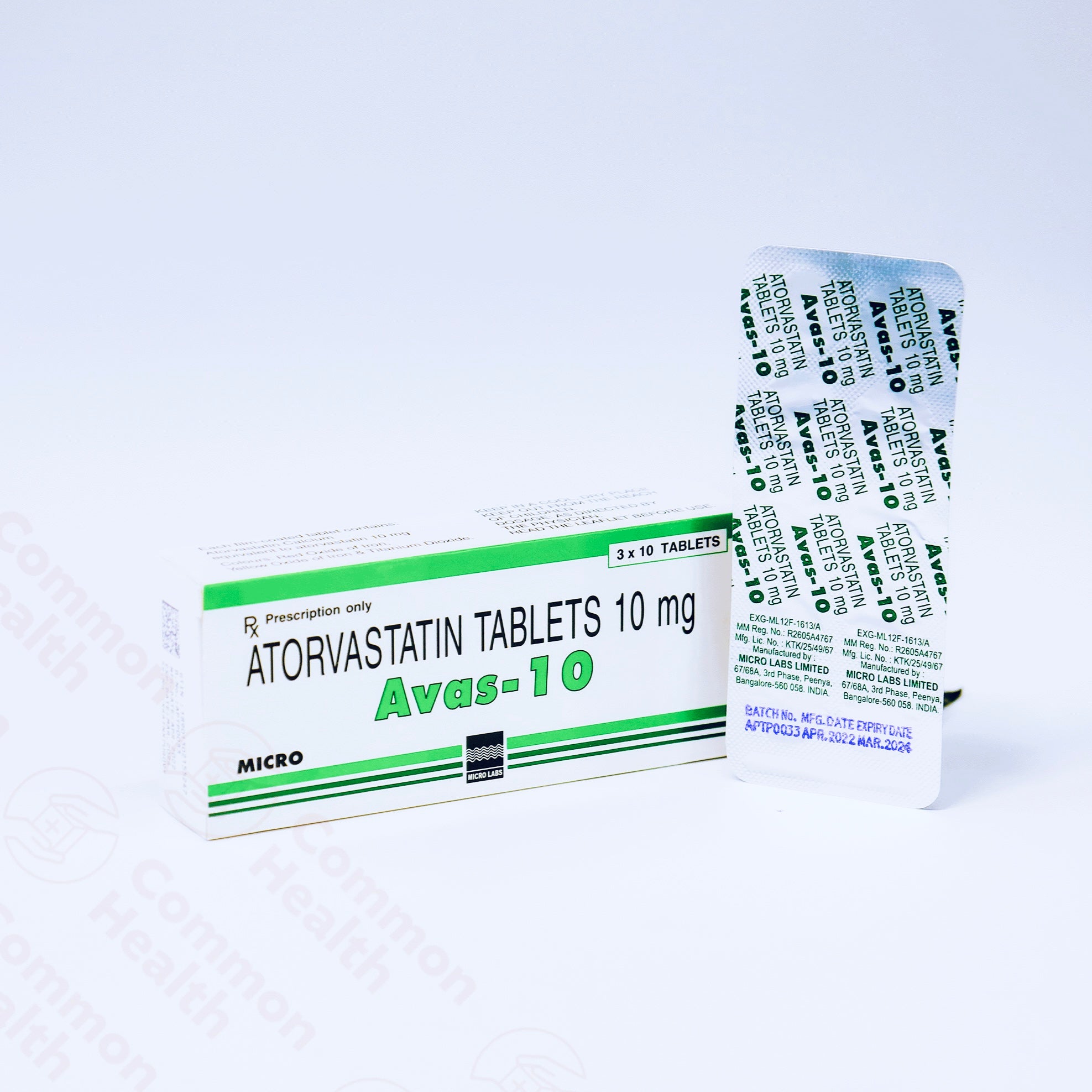 Avas Tablet Avas 10 (10 tablets) – Common Health Myanmar