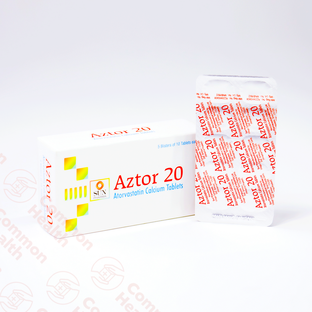 Aztor 20 (10 tablets) – Common Health Myanmar