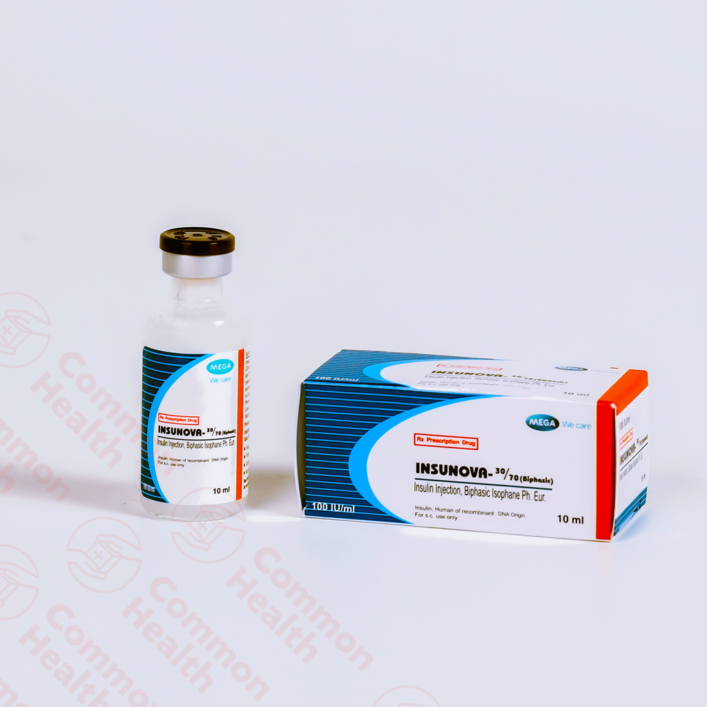 Insunova 30/70 Vial (10 ml) – Common Health Myanmar