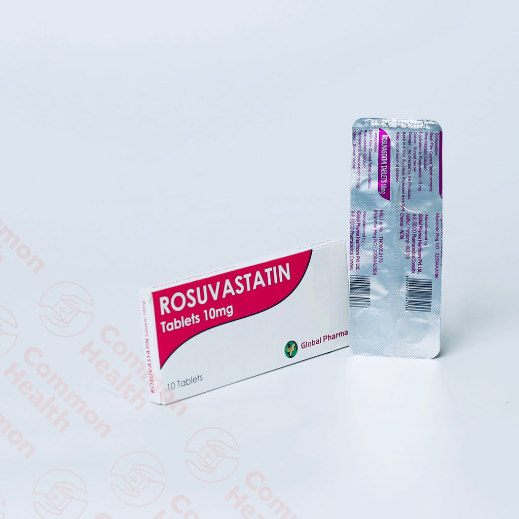 Rosuvastatin 10 (10 tablets) – Common Health Myanmar