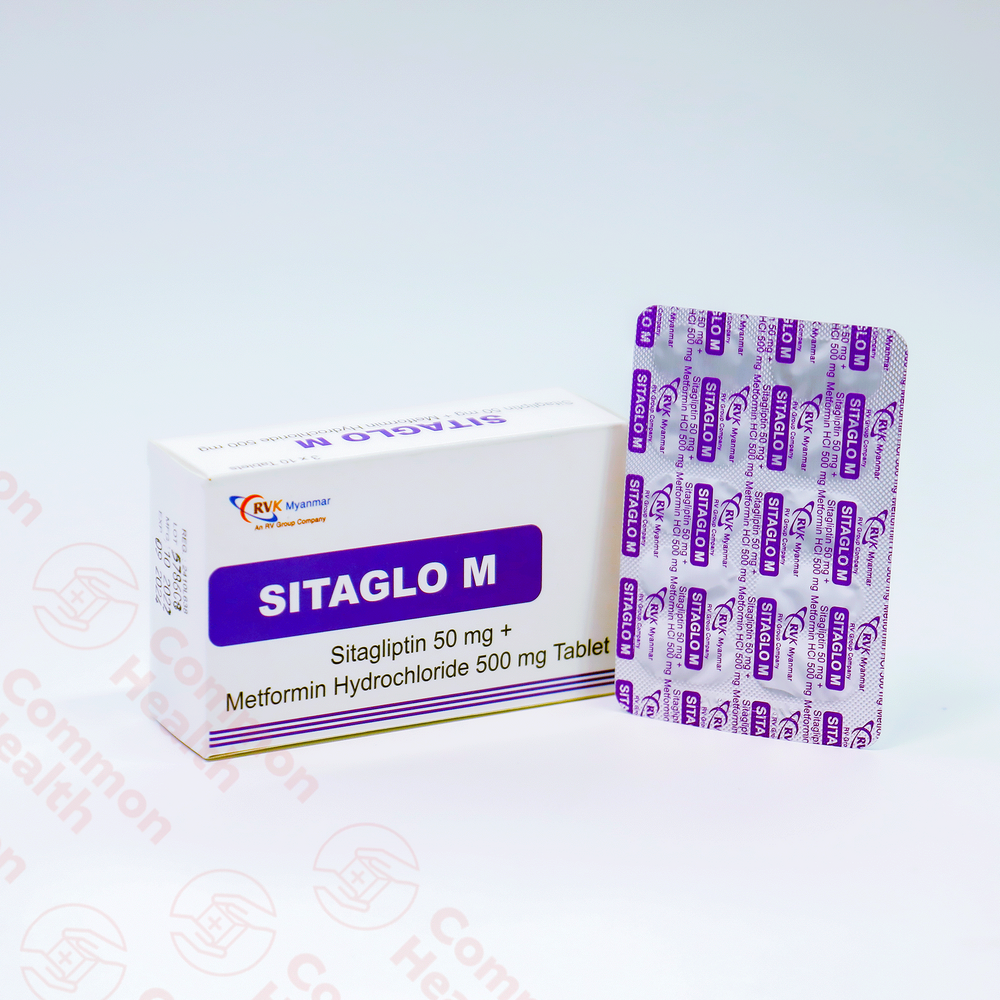 Sitaglo M MPF (10 tablets) Common Health Myanmar