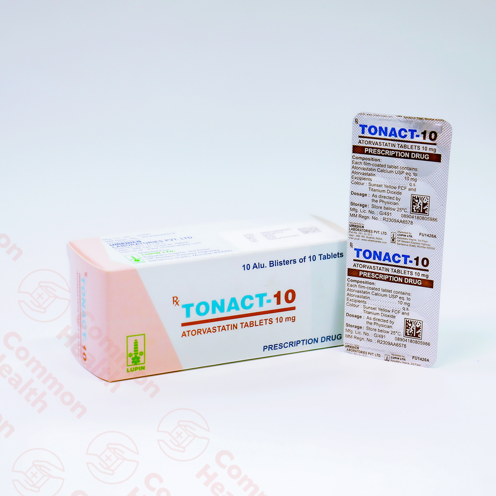 Tonact 10 (10 tablets) – Common Health Myanmar